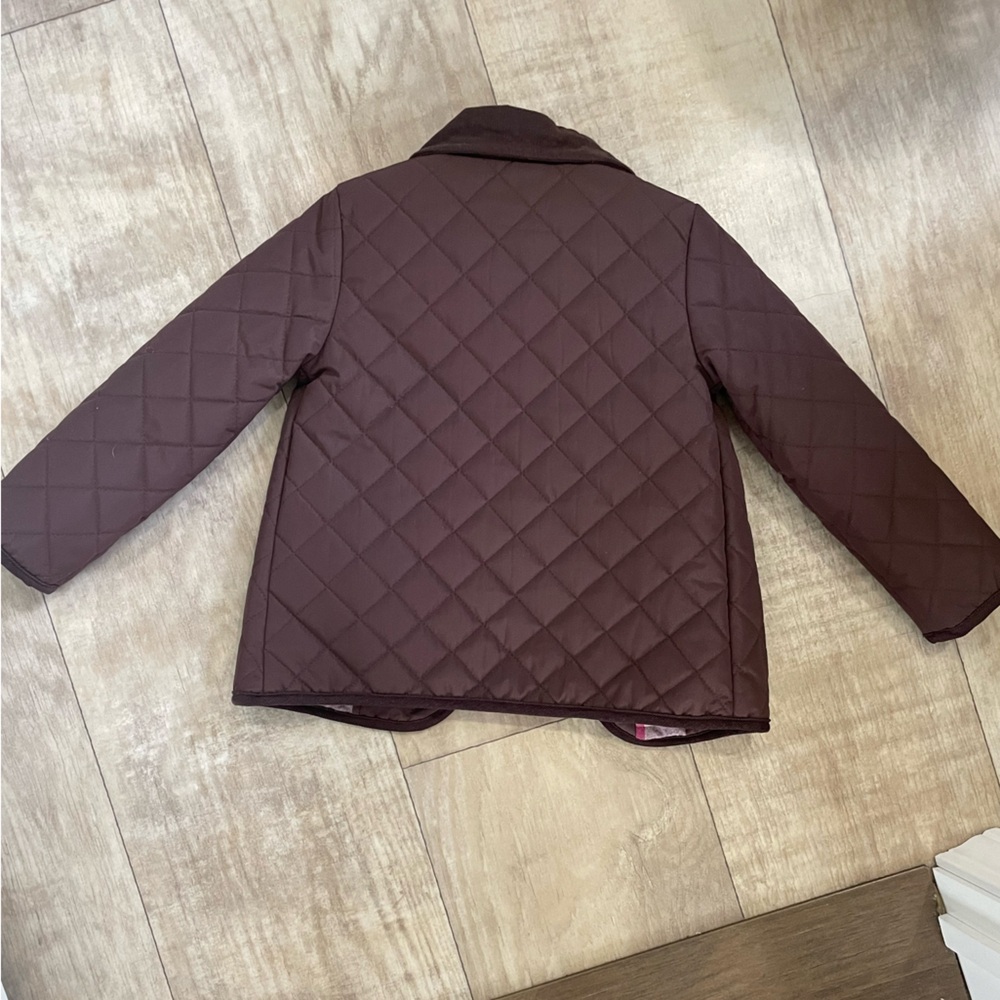 Quilted Brown Coat - Picture 7 of 7